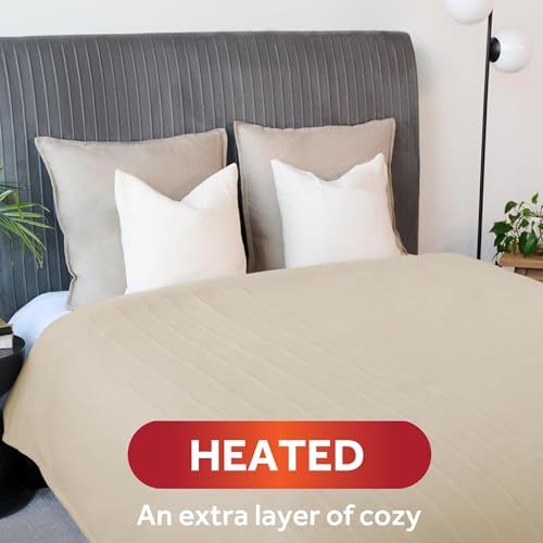 Sunbeam Royal Ultra Fleece Heated Electric Blanket, Full Size