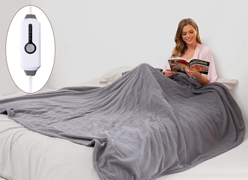 Electric Heated Blanket for Full Size Bed and Couches